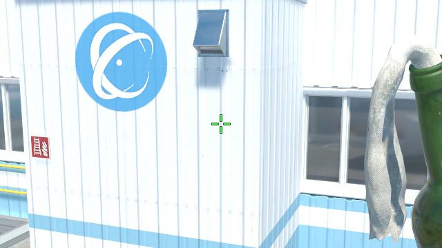 Where to aim before releasing the throw
