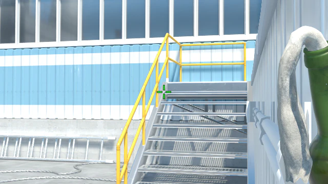 Where to aim before releasing the throw