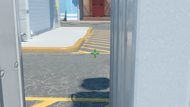 Where to aim before releasing the throw
