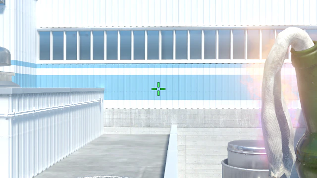Where to aim before releasing the throw