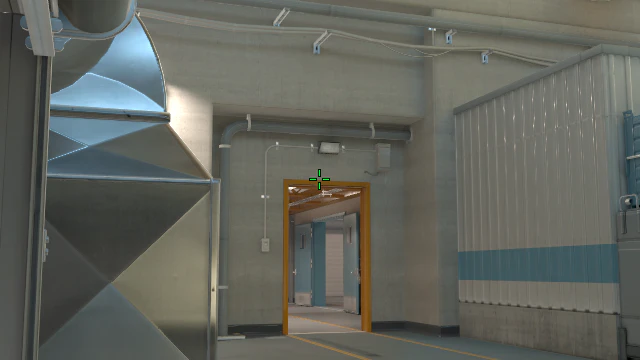 Where to aim before releasing the throw