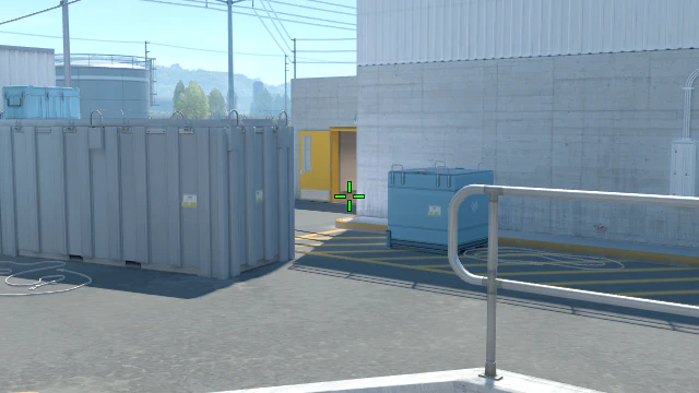 Where to aim before releasing the throw