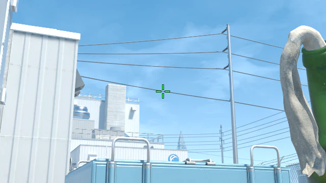 Where to aim before releasing the throw