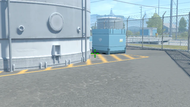 Where to aim before releasing the throw