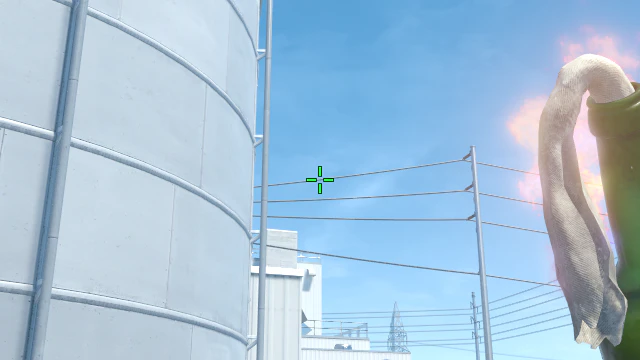 Where to aim before releasing the throw