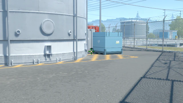 Where to aim before releasing the throw
