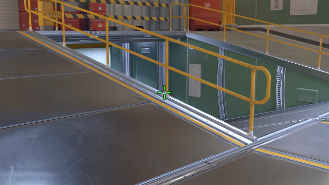 Where to aim before releasing the throw