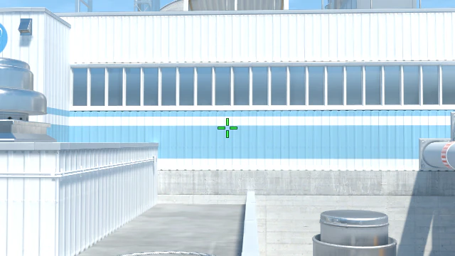 Where to aim before releasing the throw