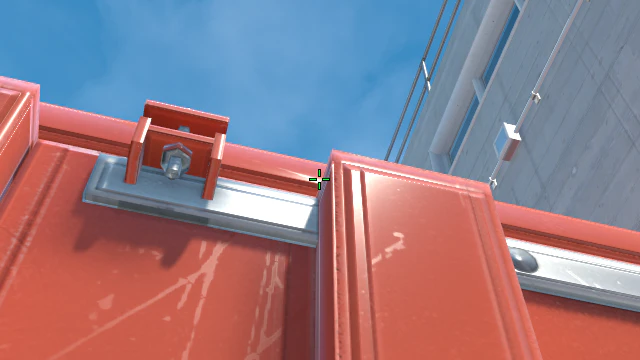 Where to aim before releasing the throw