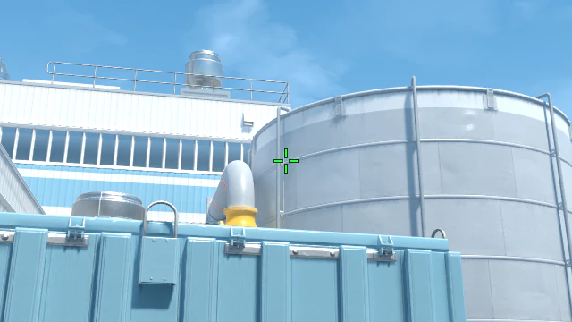 Where to aim before releasing the throw