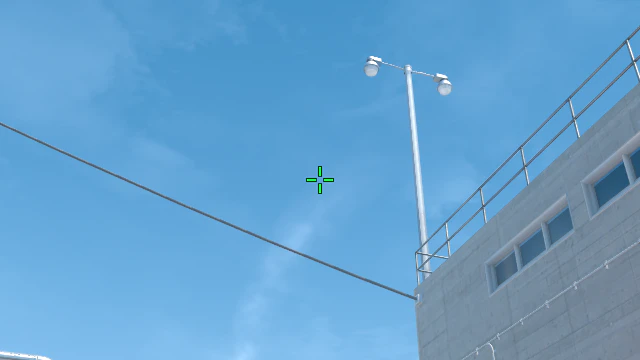 Where to aim before releasing the throw