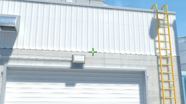 Where to aim before releasing the throw