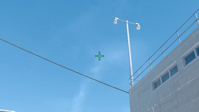 Where to aim before releasing the throw