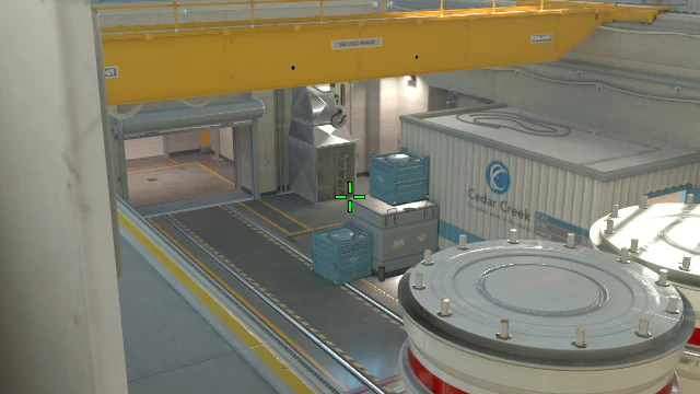 Where to aim before releasing the throw