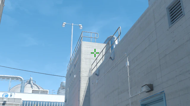 Where to aim before releasing the throw