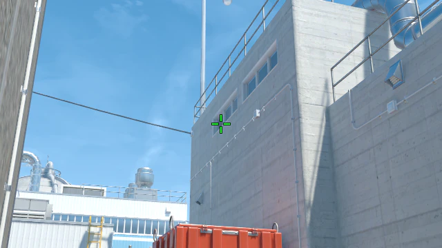 Where to aim before releasing the throw