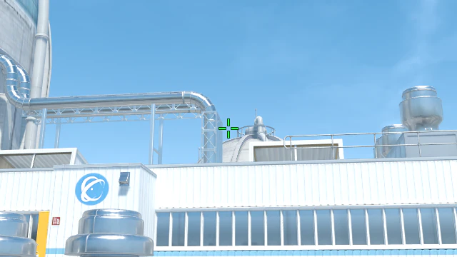 Where to aim before releasing the throw