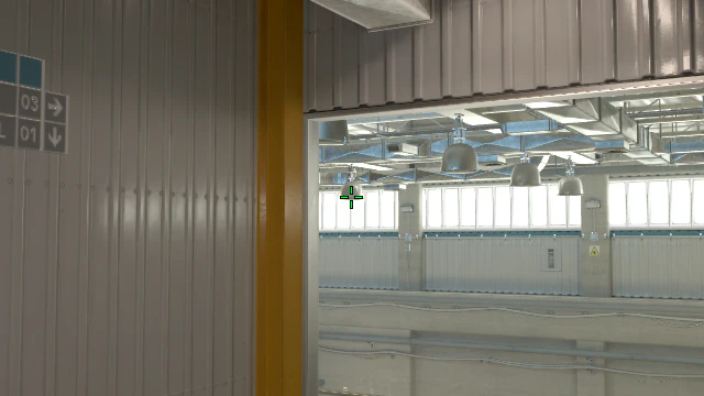 Where to aim before releasing the throw