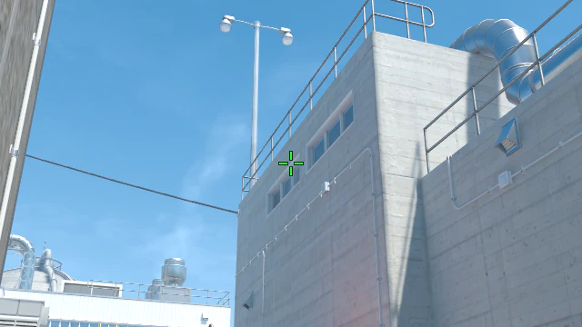 Where to aim before releasing the throw