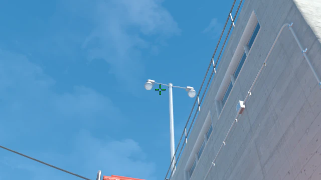 Where to aim before releasing the throw