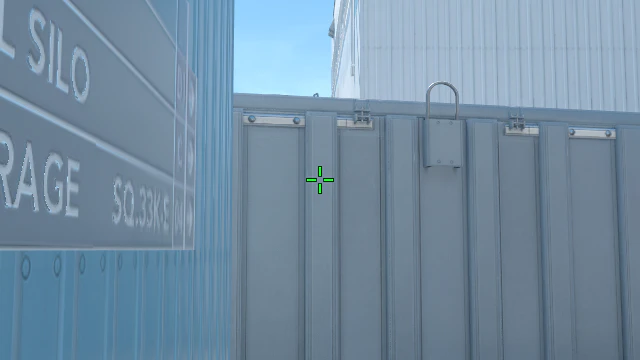 Where to aim before releasing the throw