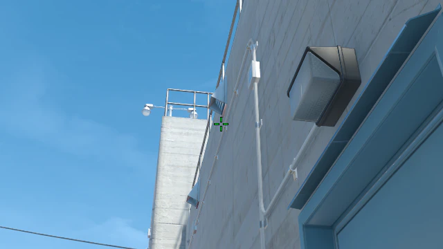 Where to aim before releasing the throw