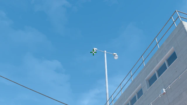 Where to aim before releasing the throw