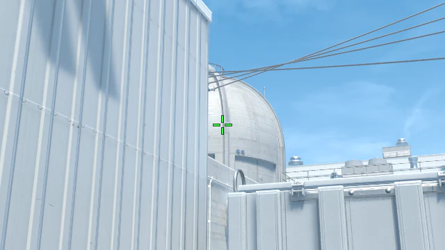 Where to aim before releasing the throw
