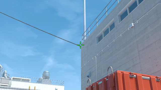 Where to aim before releasing the throw