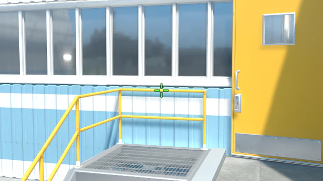 Where to aim before releasing the throw