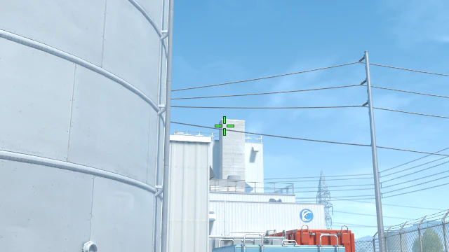 Where to aim before releasing the throw