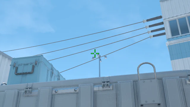 Where to aim before releasing the throw