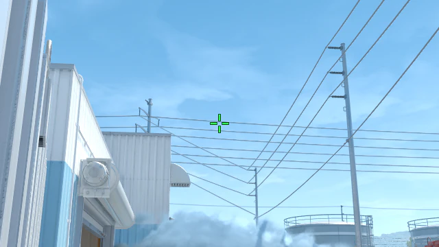 Where to aim before releasing the throw