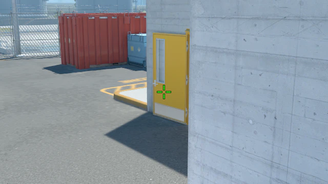 Where to aim before releasing the throw