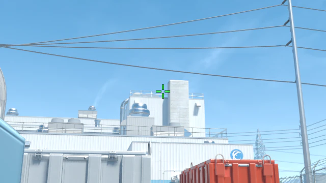 Where to aim before releasing the throw