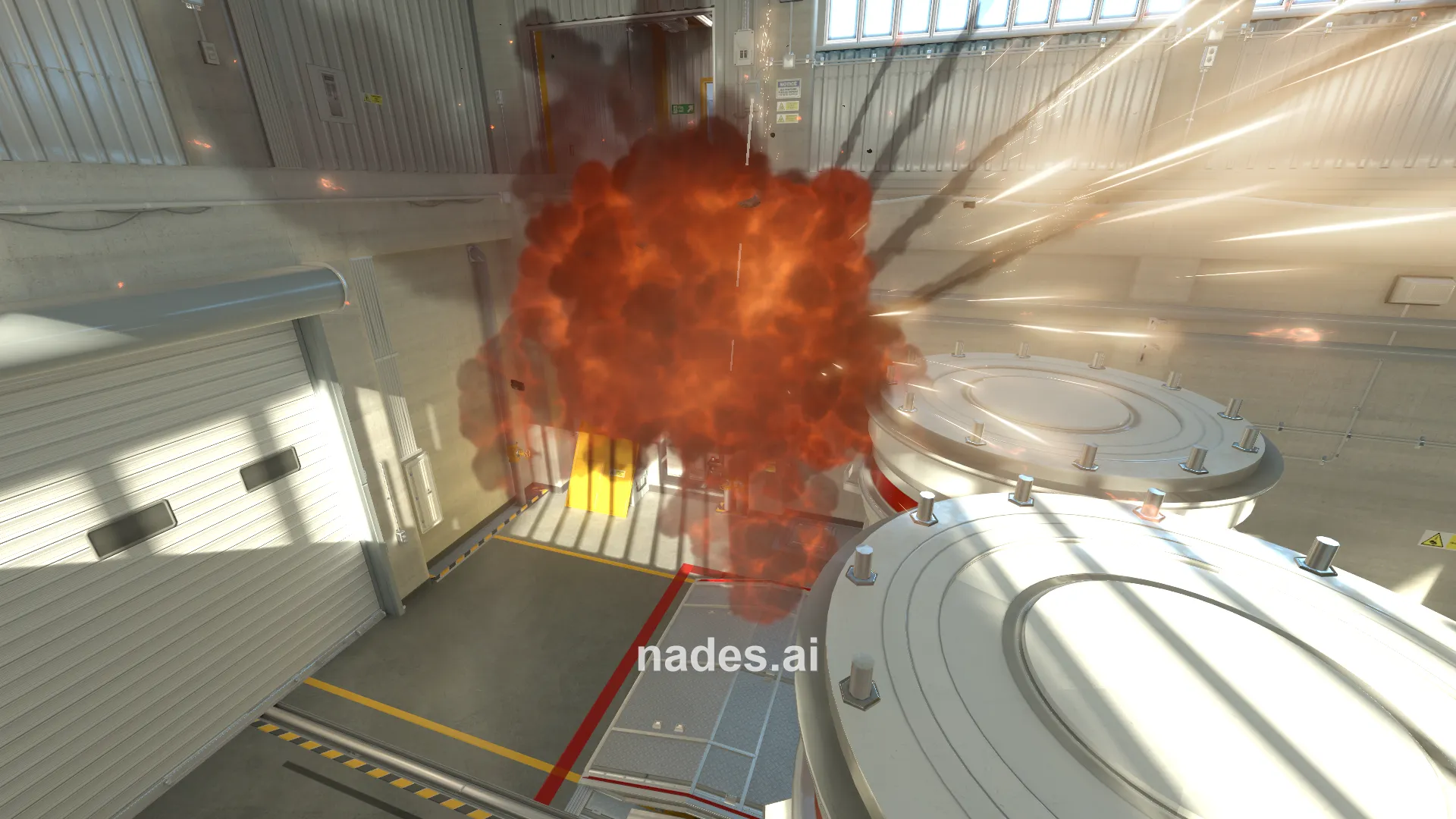 Где граната окажется в итоге