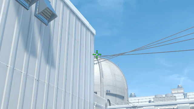 Where to aim before releasing the throw