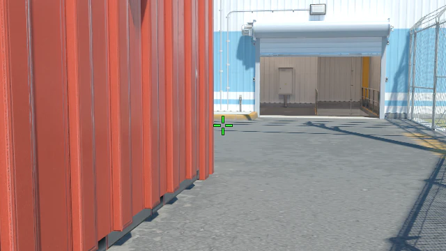 Where to aim before releasing the throw