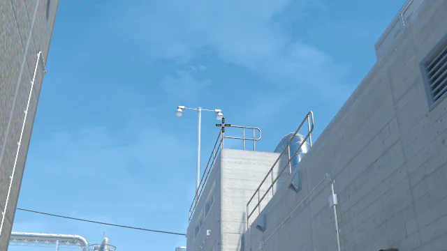 Where to aim before releasing the throw