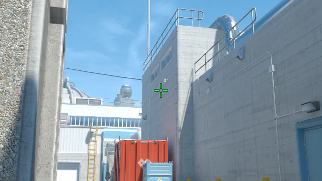 Where to aim before releasing the throw