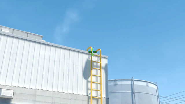 Where to aim before releasing the throw