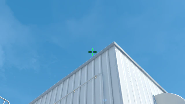 Where to aim before releasing the throw