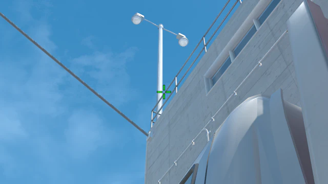 Where to aim before releasing the throw