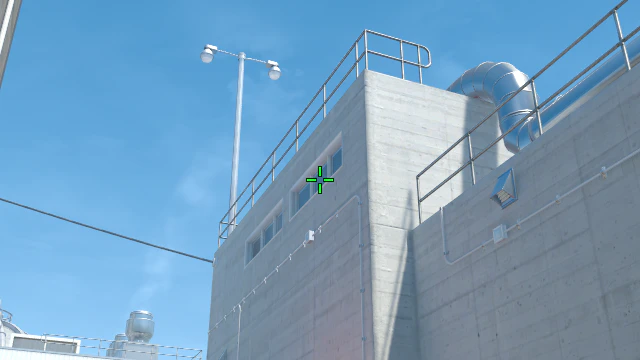 Where to aim before releasing the throw