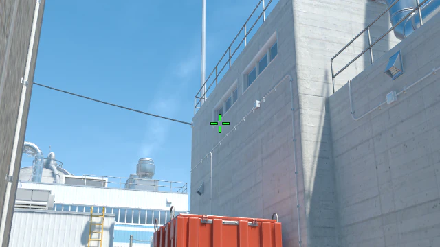 Where to aim before releasing the throw
