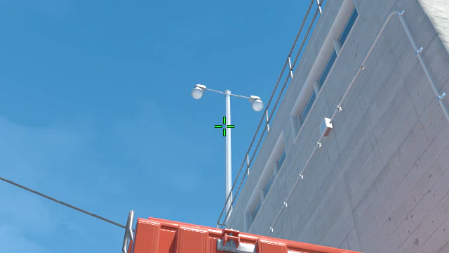 Where to aim before releasing the throw
