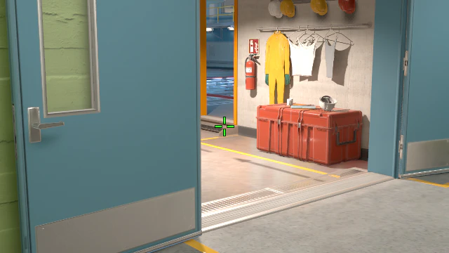 Where to aim before releasing the throw