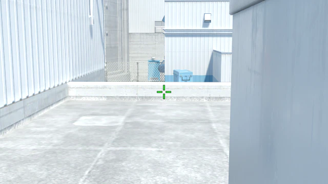 Where to aim before releasing the throw