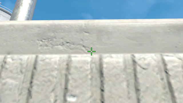 Where to aim before releasing the throw