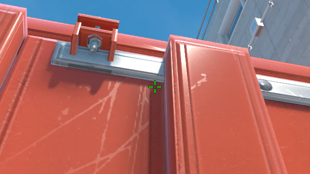 Where to aim before releasing the throw